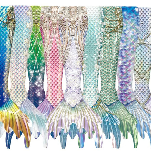 Swimming mermaid tail - swimming,