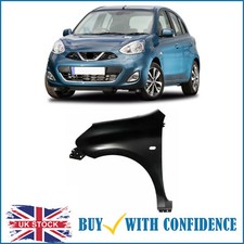 Fits Nissan Micra K14 Front Wing Passenger Side Primed 2013-2017 UK Stock