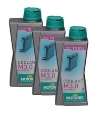 Motorex Coolant M3.0 Ready To Use Coolant 3x1Litre Bottle