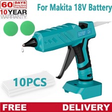 For Makita 18V Cordless Hot Melt Glue Gun & 10 Sticks Heat Gun DIY Repair Tool