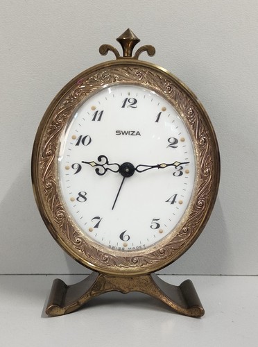 Swiza oval table clock - swiza,