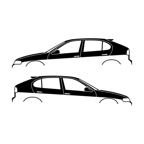 Set car decal - of,