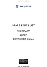 HUSQVARNA CHAINSAW 262XP PARTS