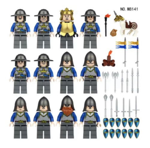 Custom lego medieval knights - medieval,
