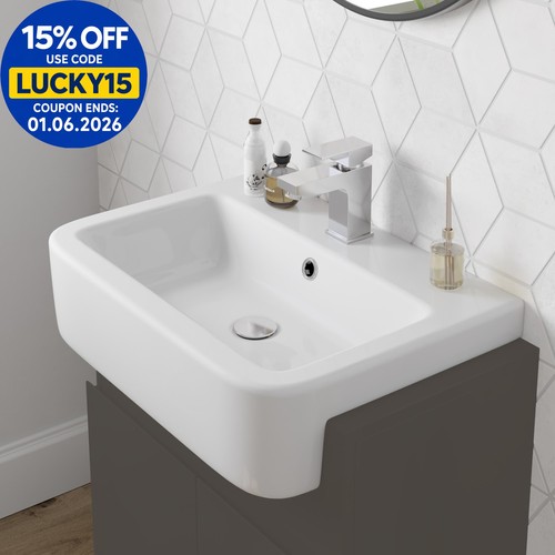 Bathroom 600mm wash basin sink - basin,