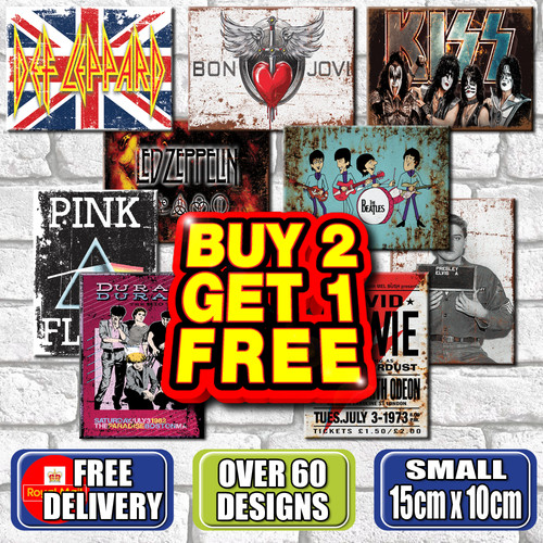 Music metal signs poster shed - signs,
