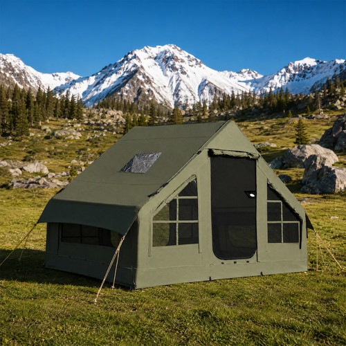 Inflatable pop camping tent - inflatable, pop-up
