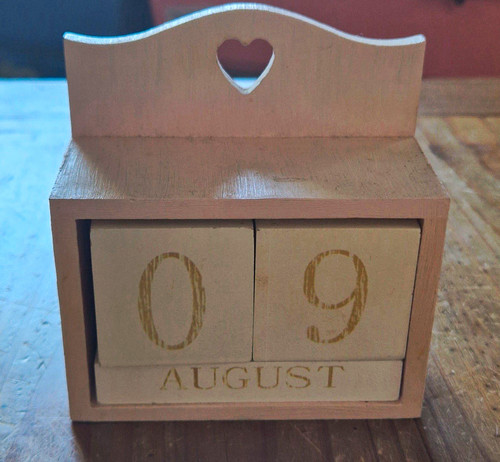 Wooden perpetual block - perpetual,