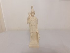 Vintage Alabaster Athena Greek Goddess Small Statue Sculpture Figurine