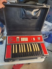 Vintage 1960'sRheem Kee Bass Mini-Synth Keyboard w/Case & Power Cable - Tested!!