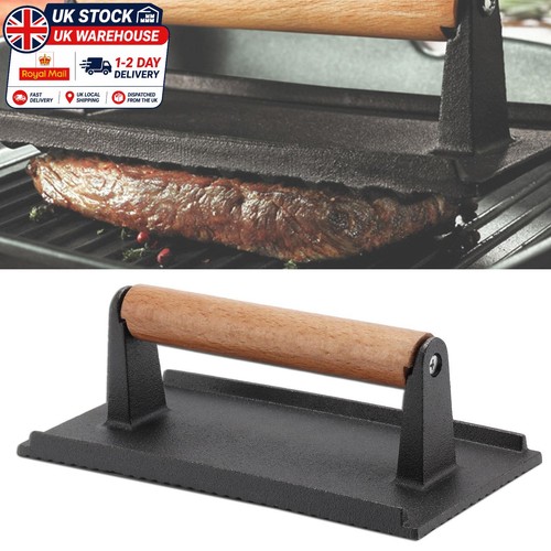 Cast iron steak weight heavy - weight,
