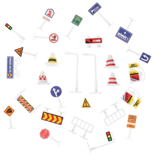 28pcs kids traffic - traffic, road