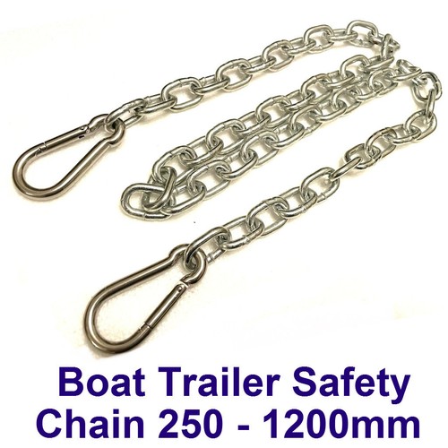 Boat trailer safety - boat, chain