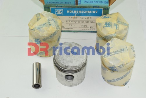 Lancia fulvia piston set - fulvia,