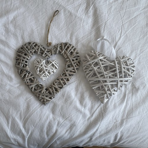 Rustic wicker heart - wicker,