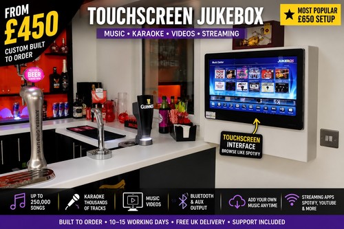 Touchscreen jukebox up - |, to