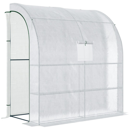 Walk leanto greenhouse - leanto,