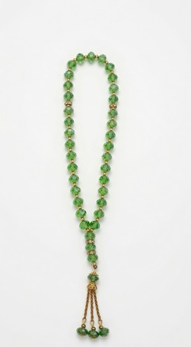 Vibrant green crystal beaded - green,