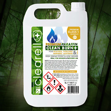 Clearell 5L CLEAN BURN Premium Paraffin For ZIBRO VALOR ALADDIN Heater Fuel Oil