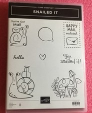 Stampin Up Cling Stamp Set ‘Snailed It’