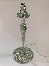 silver chrome table light