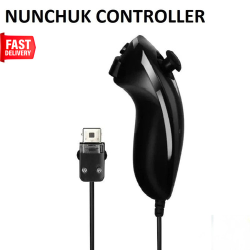 New black nunchuck nunchuk - black,