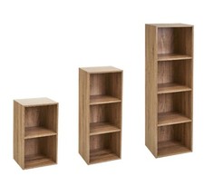 Spot on dealz®2/3/4 Tier Cube Storage Display Bookcase Wooden Cabinets Furniture