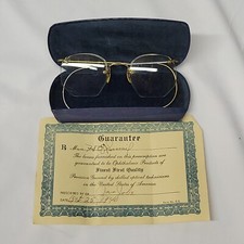 Vtg 1/10 12K GF Gold Wire Rim