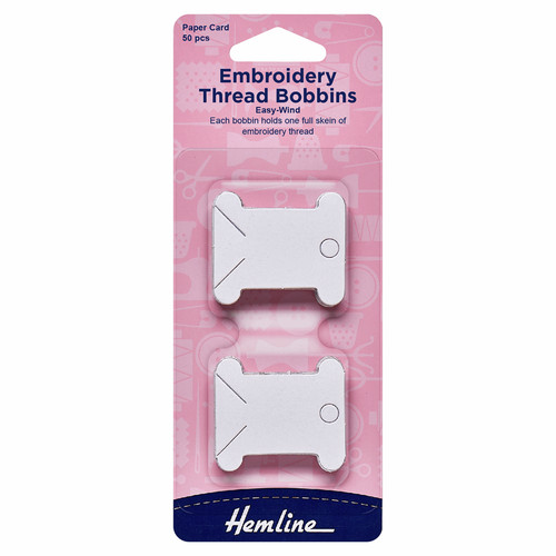 50x hemline floss bobbins - hemline,