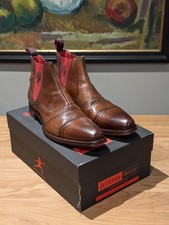 Mahogany Brown Dexter-B Chelsea Boots by Jeffrey West UK 9 EU 43 RRP £335