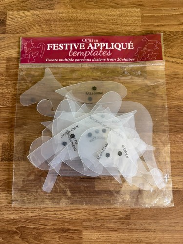 Festive appliqué templates - 20,