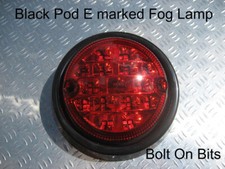 LED FOG Rear Light/lamp Black