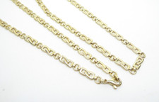 9ct Gold Chain Fancy Solid