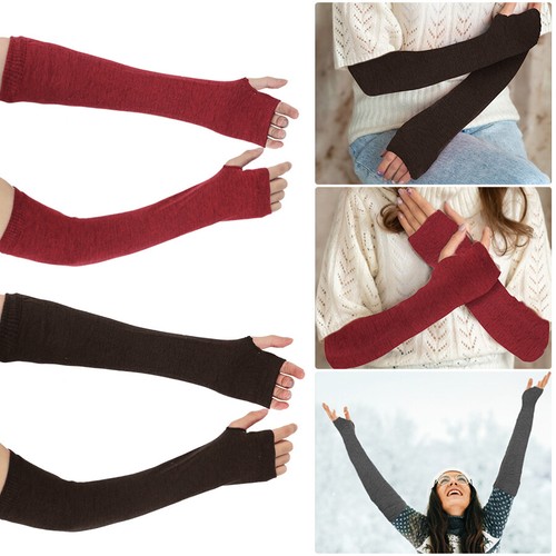 Women fingerless ladies - women, long
