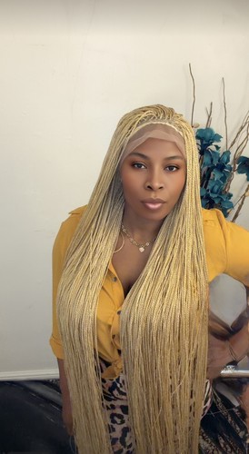 Micro twist wig blonde - wig,