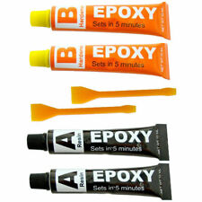 Epoxy Resin Glue Adhesive Kit 2 Pack Repair Metal Ceramic Rubber Glass UK SELLER