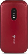 Doro 6820 Big Button Phone 4G Unlocked Red with assistance butn  (with cradle)