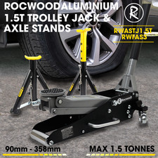 Aluminium Trolley Jack 1.5 Ton