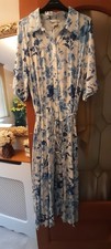 H & M Floral Midi Dress Size M