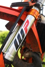 WP Suspension Upper Fork Decals Stickers Set Of Two Logo Only KTM HUSQVARNA GAS