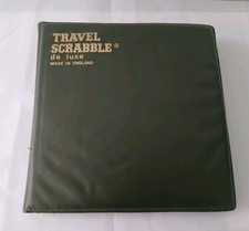 VINTAGE TRAVEL SCRABBLE DELUXE