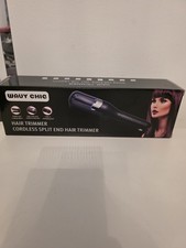 Cordless Split-End Hair Trimmer White Cordless Hair Clipper