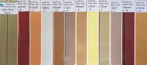 Synthetic quill body strips - synthetic,