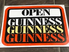 Vintage Guinness Open Closed