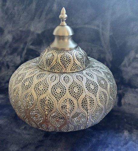 Large moroccan silver pierced - large,