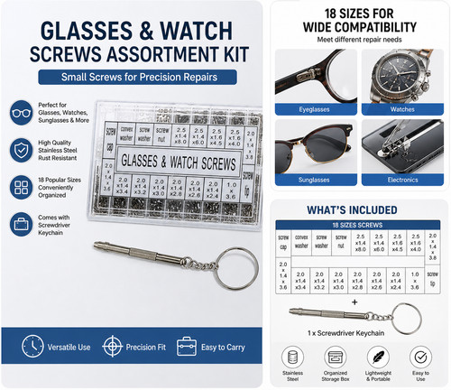 1000pcs eyeglass repair kit - repair,