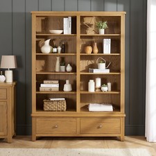 Double library bookcase - double,
