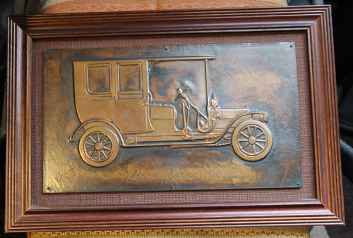 Copper relief vintage lancia - relief,