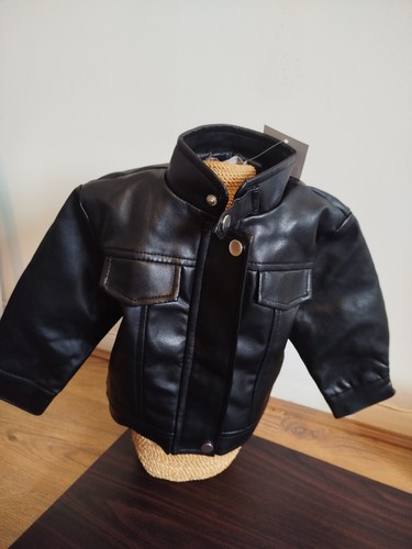 Faux leather jacket - leather, for