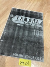 Yamaha 250 TD1C Parts List